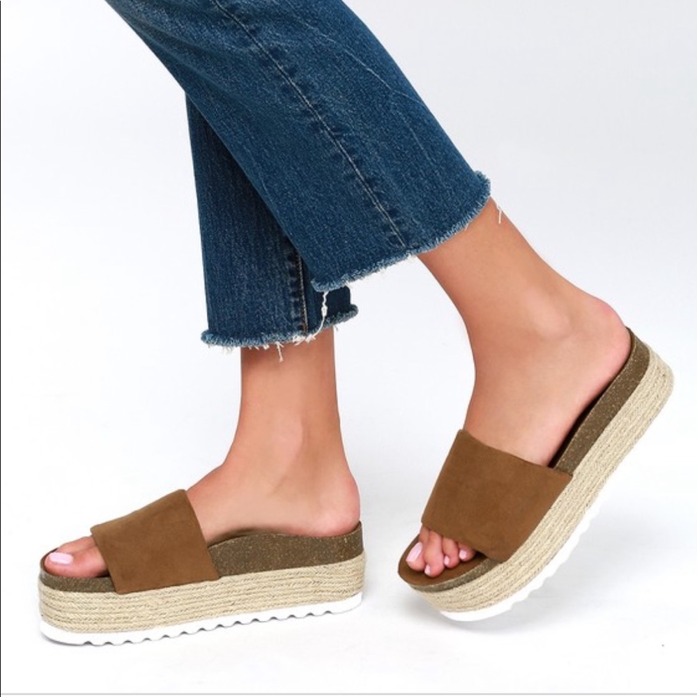 Dirty laundry pippa platform espadrilles